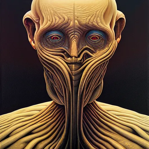 Image similar to grant us eyes, by jeffrey smith, zdzisław beksinski, h. r. giger, emiliano ponzi, james gilleard, george ault oil on canvas