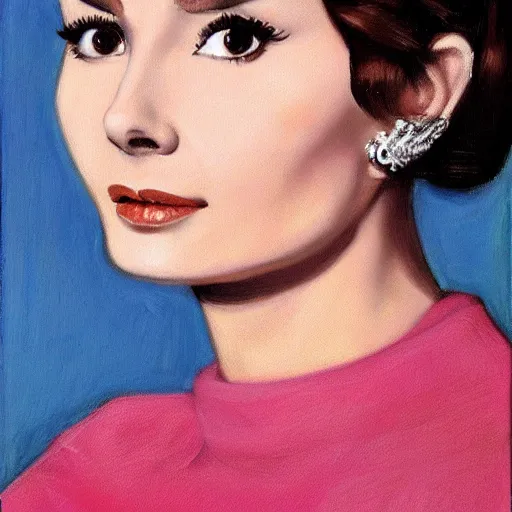 Image similar to audrey hepburn art by giovanni battista moroni