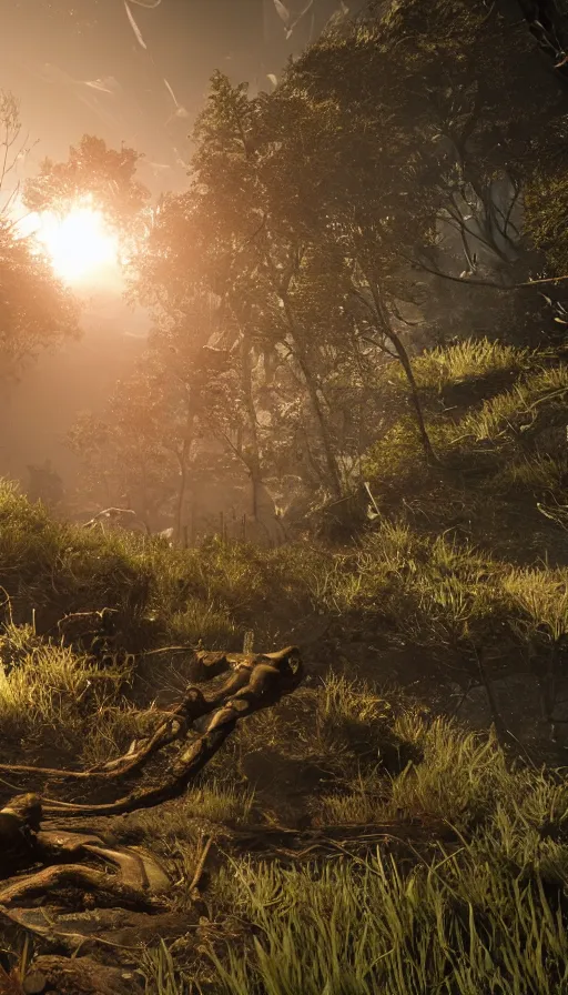 Image similar to The end of an organism, with CRYENGINE