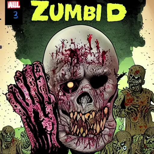 Prompt: zombie by robert kirkman