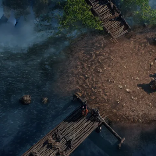 Image similar to Path of Exile, Lake of Kalandra, cinematic, 4k,