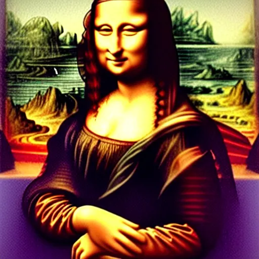 Image similar to the extended Mona Lisa