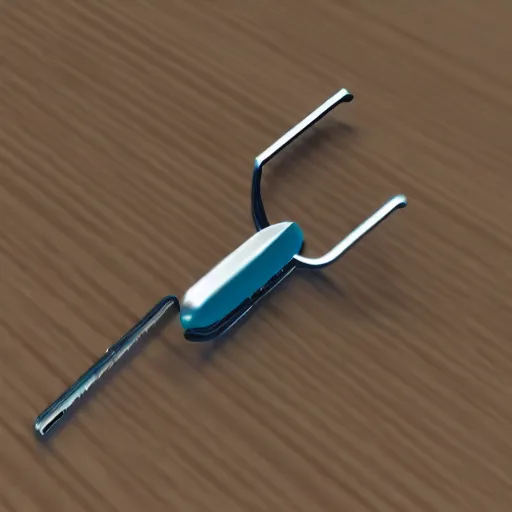 Image similar to paper clip with eyes, animated