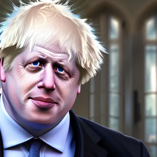 Prompt: Boris Johnson in style of playstation 1 graphics, lots of detail, ultra HD