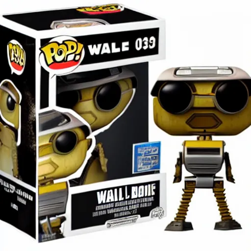 Image similar to Wall-E Funko Pop with package