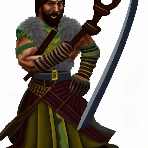 Image similar to PNG sprite for videogame a celtic sword, very detailed, Gamin, sharp focus, 4k