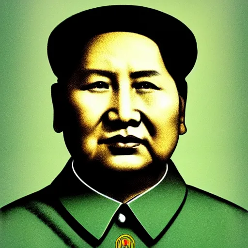 Prompt: mao zedong holding the planet earth, high quality digital art, artstation, 8 k