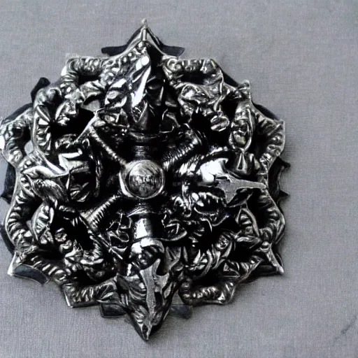 Image similar to silver pramid in the gothic style