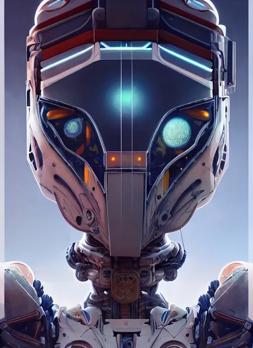 Prompt: symmetry!! portrait of a robot astronaut, floral! horizon zero dawn machine, intricate, elegant, highly detailed, digital painting, concept art, smooth, sharp focus, illustration, art by artgerm and greg rutkowski, 8 k