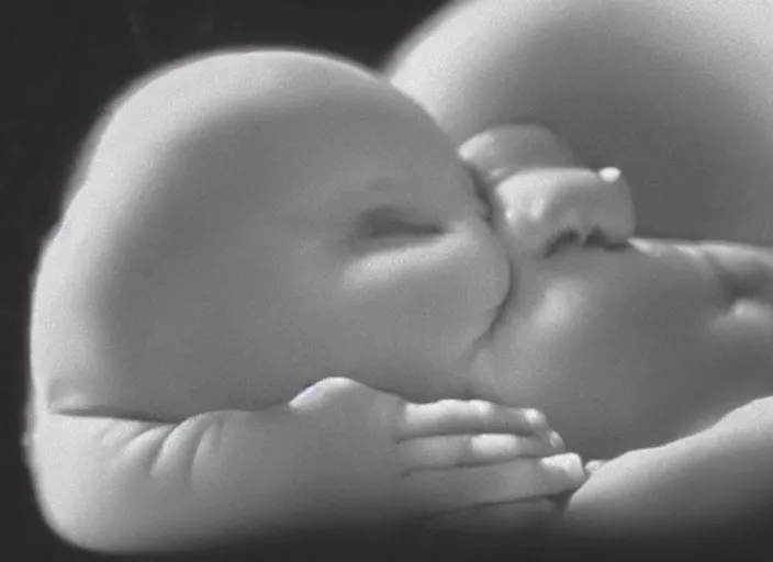 Image similar to ultrasound portrait of fetus