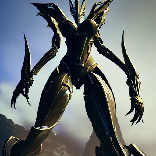 Image similar to highly detailed giantess shot, looking up at a giant 500 foot tall beautiful stunning saryn prime female warframe, as a stunning anthropomorphic robot female dragon, looming over you, walking toward you, detailed warframe legs towering over, camera looking up, posing elegantly, sharp claws, robot dragon feet, intimidating, proportionally accurate, anatomically correct, two arms, two legs, camera close to the legs and feet, giantess shot, warframe fanart, ground view shot, cinematic low shot, high quality, captura, realistic, professional digital art, high end digital art, furry art, macro art, giantess art, anthro art, DeviantArt, artstation, Furaffinity, 3D realism, 8k HD render, epic lighting, depth of field