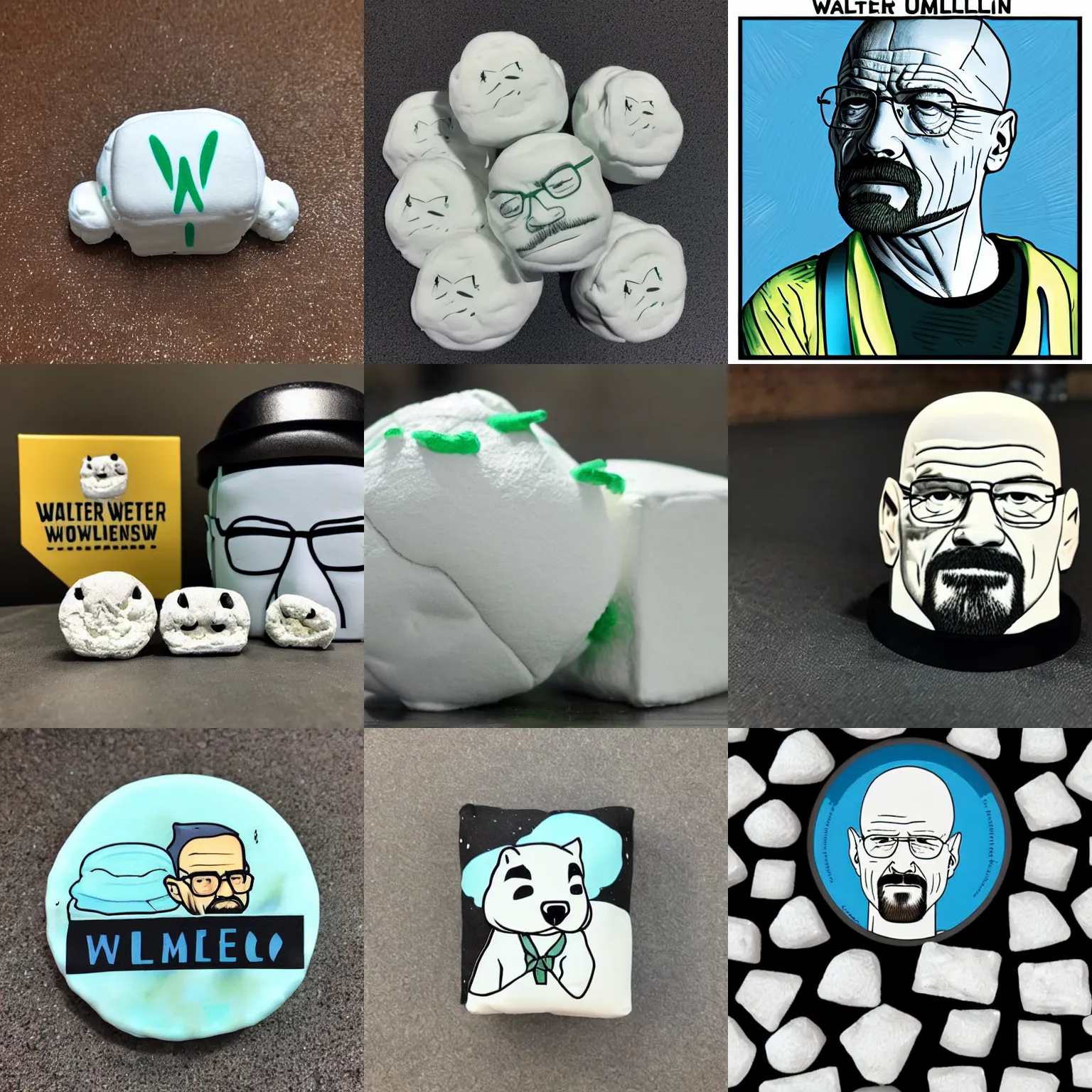 Image similar to walter white squishmallow