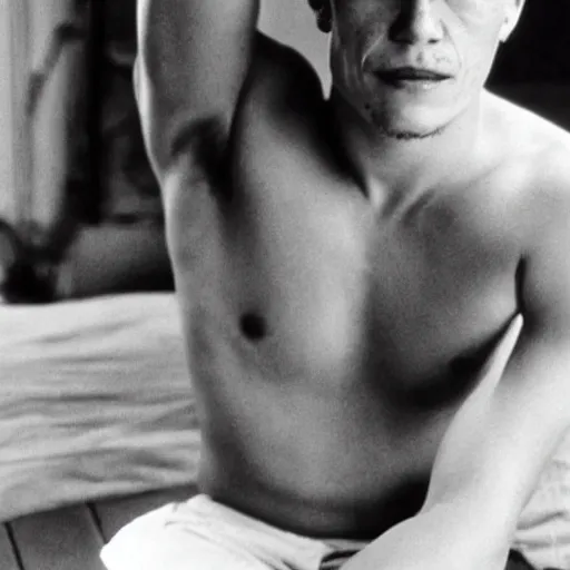 Heath Ledger Shirtless Photographed By Larry Clark Stable Diffusion Openart