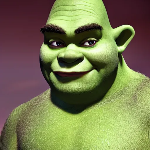 Prompt: Shrek, high quality 4k cgsociety unreal engine render