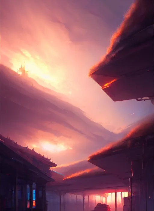 ArtStation - Mobile Wallpapers: Epic Skies