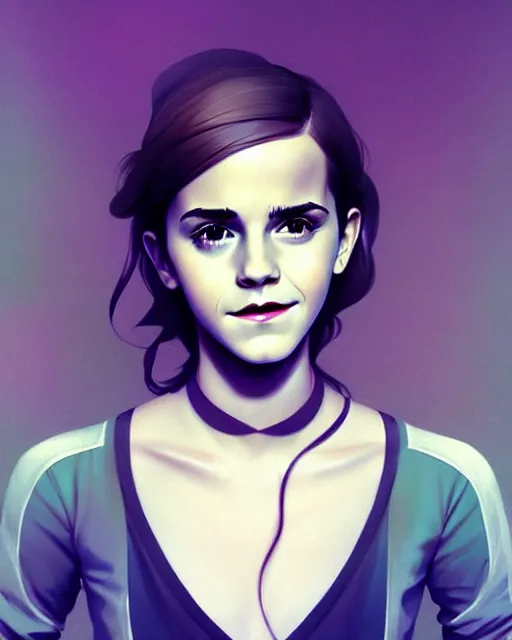 Prompt: beautiful full body Emma Watson smiling illustration by lois van baarle and loish and ross tran and rossdraws and sam yang and samdoesarts and artgerm and Cecil Beaton, Lee Miller, Irving Penn, David Bailey, digital art, highly detailed, intricate, sharp focus, Trending on Artstation HQ, deviantart, octane render, cgsociety