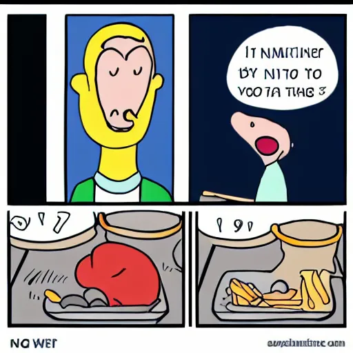 Image similar to the number 7 eating the number 9, cartoon