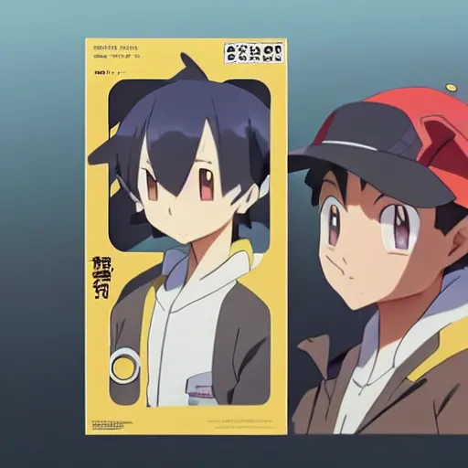 Prompt: a pokemon go box art from 1 9 5 0, illustration, concept art, anime key visual, trending pixiv fanbox, by wlop and greg rutkowski and makoto shinkai and studio ghibli and kyoto animation and ken sugimori, symmetrical facial features, pocket monster companion