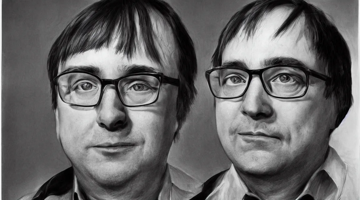 Image similar to portrait of Linus Torvalds taked by Ansel Adams