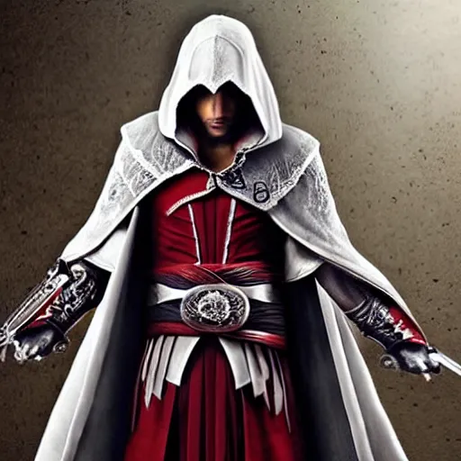 Image similar to messia as ezio auditore