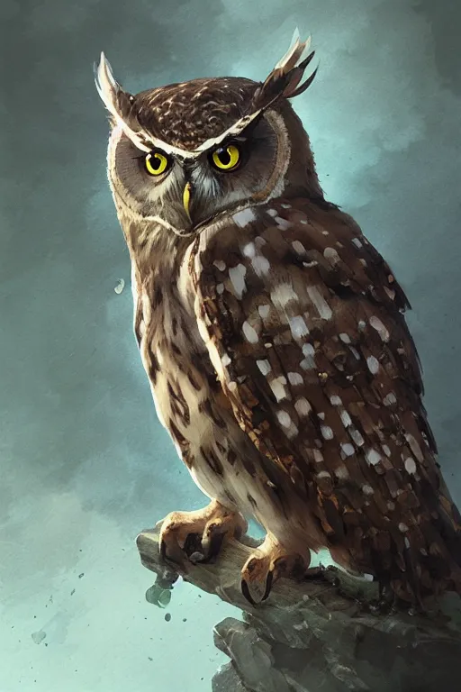 Image similar to owl, water color, D&D, fantasy, highly detailed, digital painting, artstation, concept art, matte, sharp focus, illustration, art by Ivan Gantschev and Greg Rutkowski