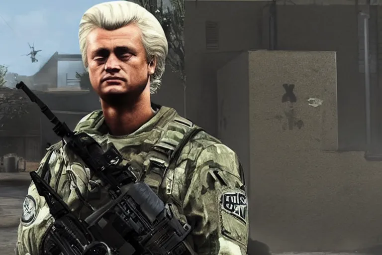 Image similar to geert wilders in call of duty