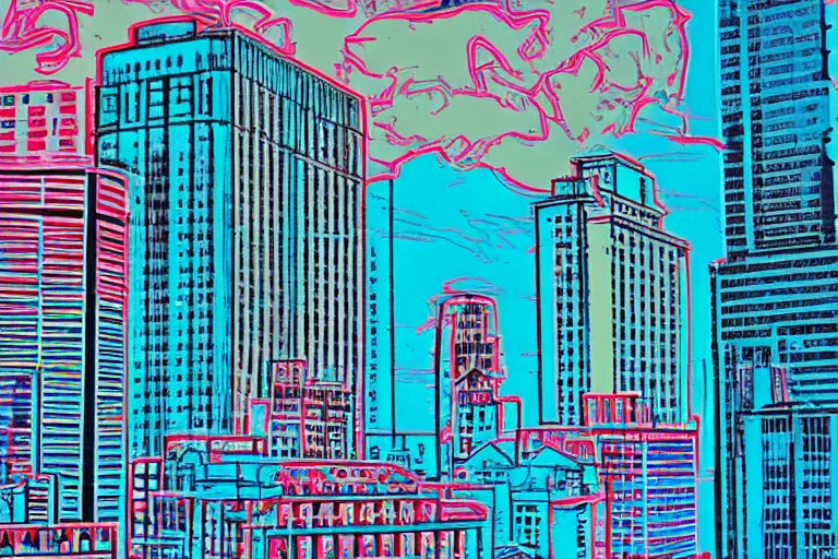 Image similar to winnipeg by andy warhol 4 k