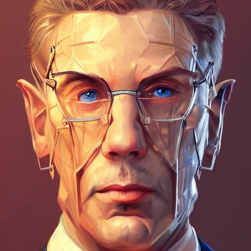 Image similar to portrait of an Dr. Mossman, D&D, fantasy, intricate, elegant, highly detailed, digital painting, artstation, concept art, smooth, sharp focus, illustration, art by Viktor Antonov