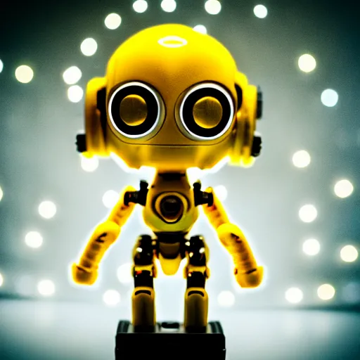 Prompt: cyborg lemon, bokeh, studio lighting