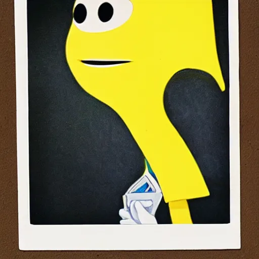 Prompt: earl of lemongrab, hyperrealism polaroid photograph