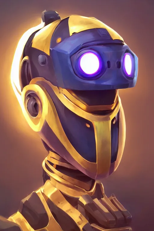 Image similar to epic mask helmet robot ninja portrait stylized as fornite style game design fanart by concept artist gervasio canda, behance hd by jesper ejsing, by rhads, makoto shinkai and lois van baarle, ilya kuvshinov, rossdraws global illumination radiating a glowing aura global illumination ray tracing hdr render in unreal engine 5