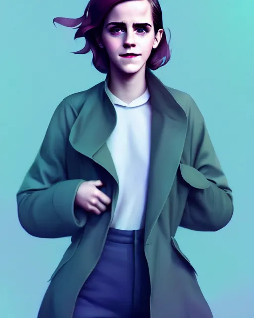 Image similar to beautiful full body Emma Watson smiling illustration by lois van baarle and loish and ross tran and rossdraws and sam yang and samdoesarts and artgerm and Cecil Beaton, Lee Miller, Irving Penn, David Bailey, 3D unreal 5, DAZ, hyperrealistic, octane render, cgsociety