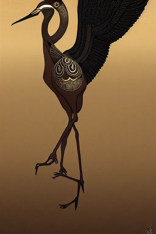 Image similar to Ibis-headed egyptian god, Thoth, on a sandstorm background, intricate, elegant, highly detailed, artstation, concept art, smooth, sharp focus, illustration, , digital art from artstation, digital art from deviantart, by Stjepan Sejic, Ruan Jia, and Mandy Jurgens, and Artgerm, and william adolphe bouguereau