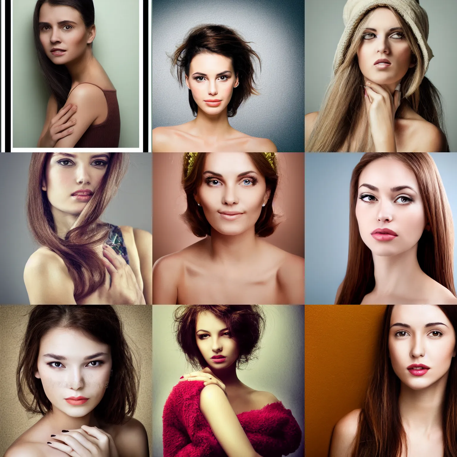 Image similar to beautiful woman portrait