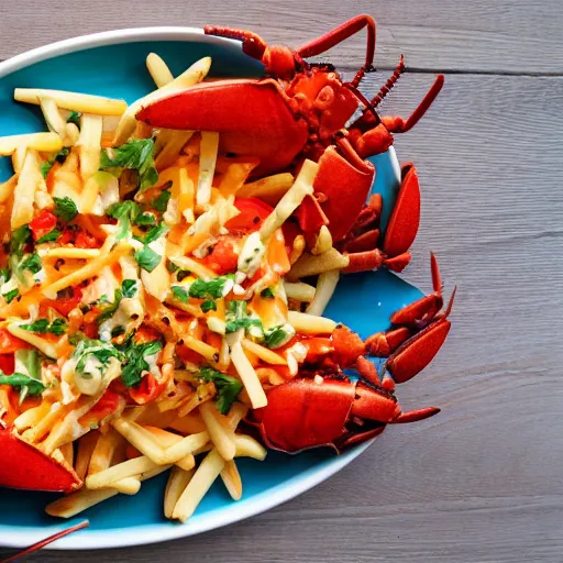 Prompt: lobster fries