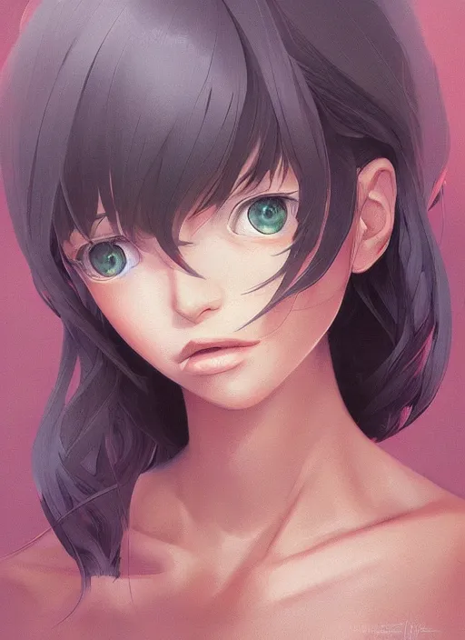 Image similar to isabelle mathers, portrait bikini shinkai makoto studio ghibli studio key hideaki anno sakimichan stanley artgerm lau rossdraws james jean marc simonetti elegant highly detailed digital painting artstation pixiv