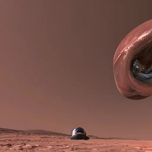 Prompt: “elon musk on Mars giving birth to a giant squid called Zzakkr”