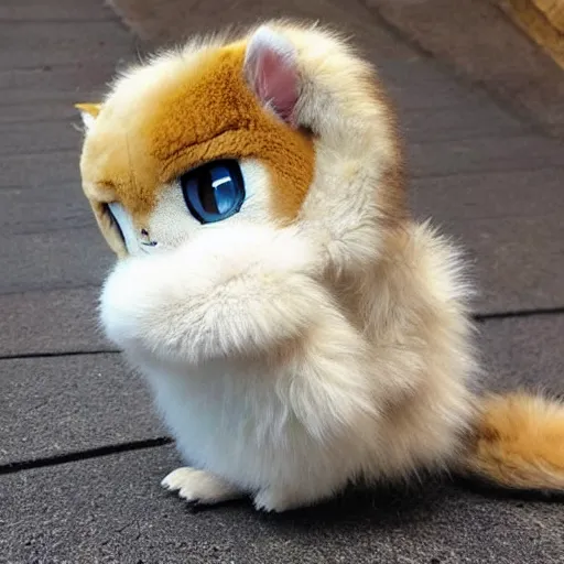 Image similar to real life pokemon, ultra realistic, extremely furry, cute