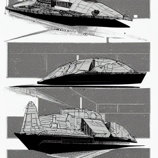Prompt: scout spaceship with 100-ton hull used for exploration survey and courier duties, artwork for the Traveller rpg