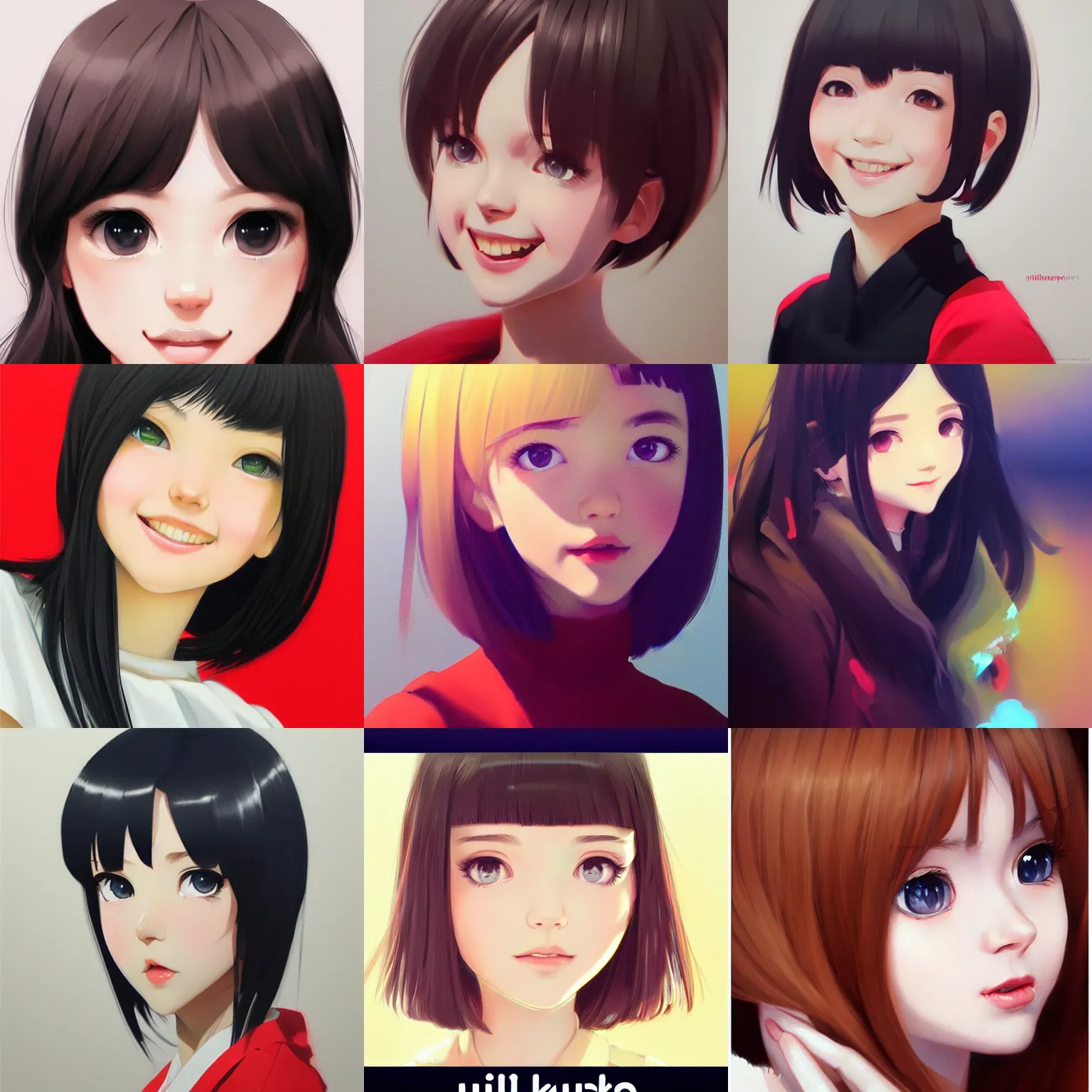 Prompt: Cute smile by Ilya Kuvshinov semi realist portrait trending on artstation, faved watched read, sharp focus, traditional illustration collection aaaa updated watched premiere edition commission ✨ whilst watching fabulous artwork \ exactly your latest completed artwork discusses upon featured announces recommend achievement