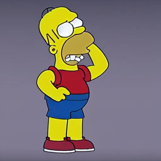 Prompt: A volumetric octane render portrait of Homer Simpson.