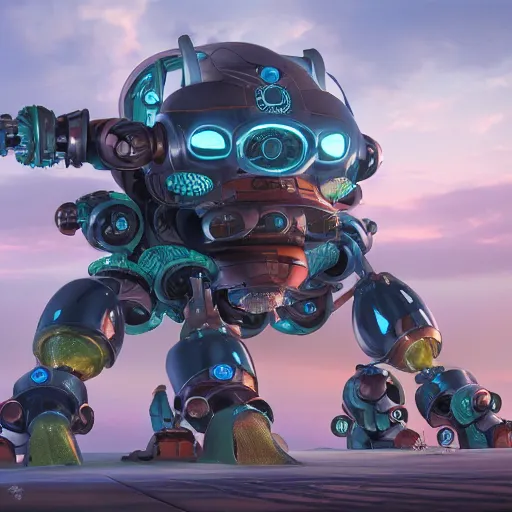 Image similar to octopus Mecha hy-gogg, 8k resolution, realistic