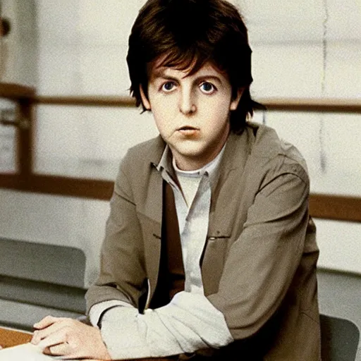 Prompt: young paul McCartney, ufotable