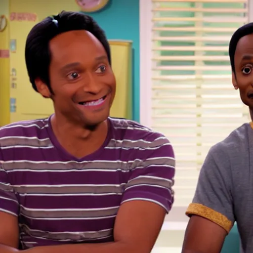 Prompt: troy and abed in the morning