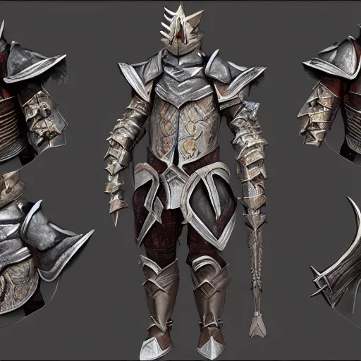 Prompt: detailed fantasy armor
