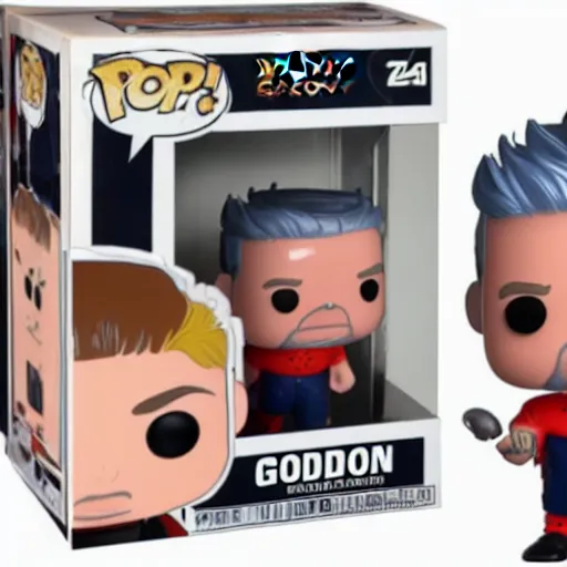 Image similar to gordon ramsay funko pop