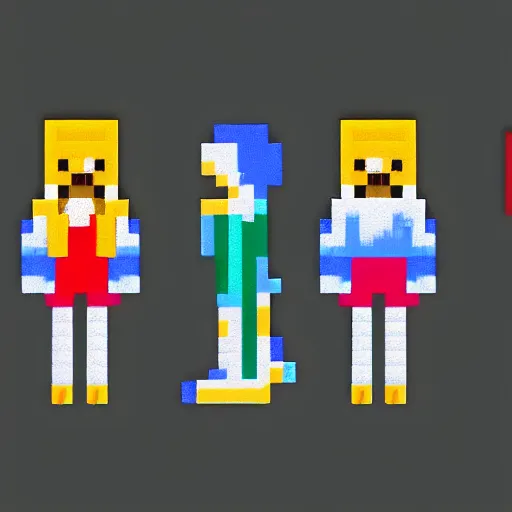 Image similar to 8 - bit video game sprite of a female adventurer, pixel art, great quality