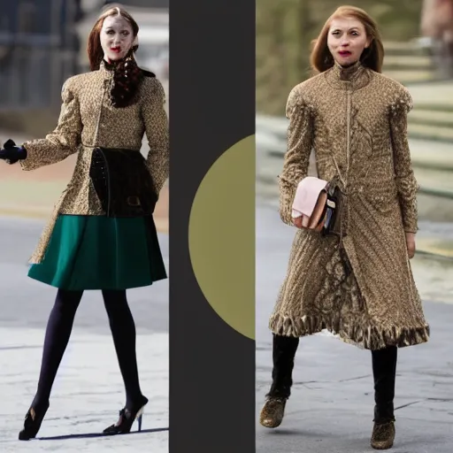 Image similar to tatiana romanov wearing modern clothing, 4 k realistic, aesthetic