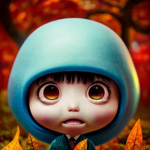 Prompt: the work is mysterious and important, an epic chibi comic book style portrait painting, character design by mark ryden and pixar and hayao miyazaki, unreal 5, daz, hyperrealistic, octane render, cosplay, dynamic lighting, intricate detail, harvest fall vibrancy, cinematic