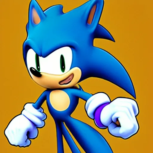 Image similar to sonic as a rabbit